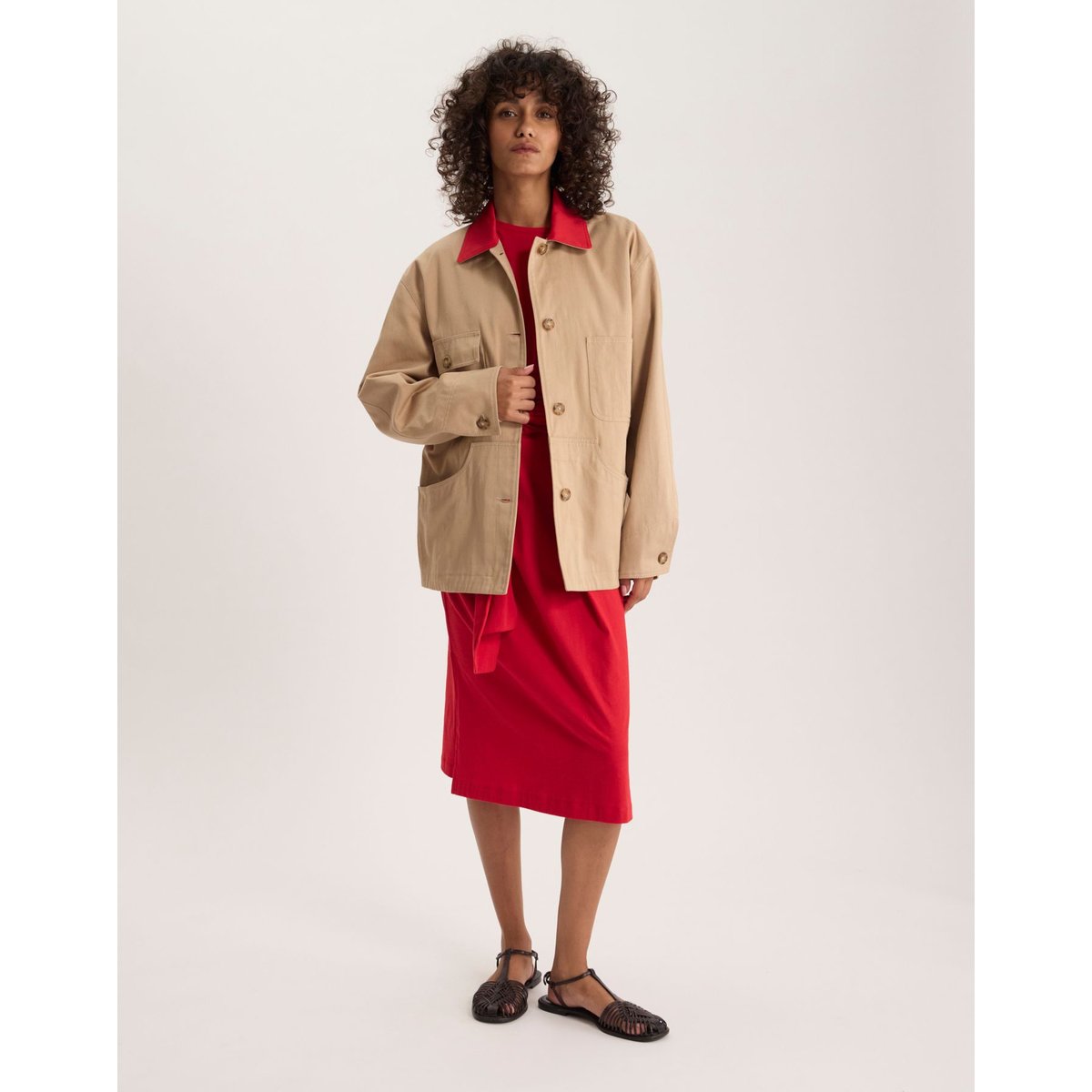 Veste Melchior beige beige, INES DE LA FRESSANGE PARIS