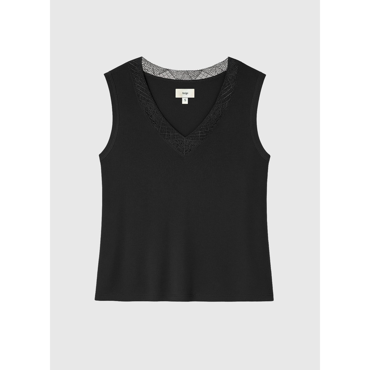 Debardeur ASTURIE noir, AN'GE