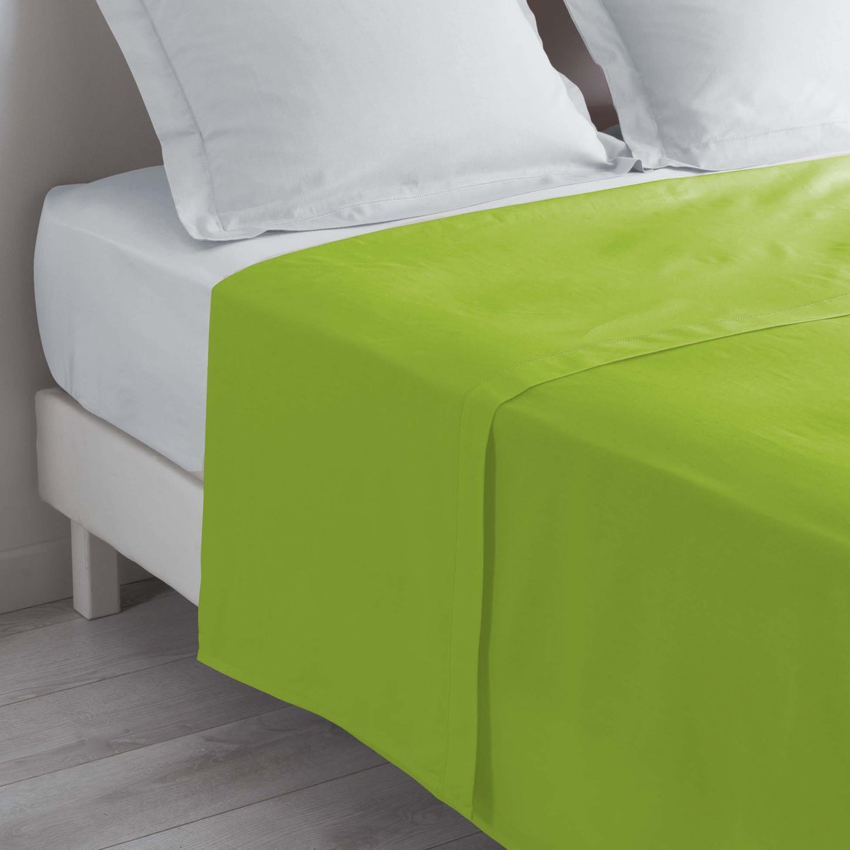 Drap plat 180x290 cm Pistache pistache, EDEN