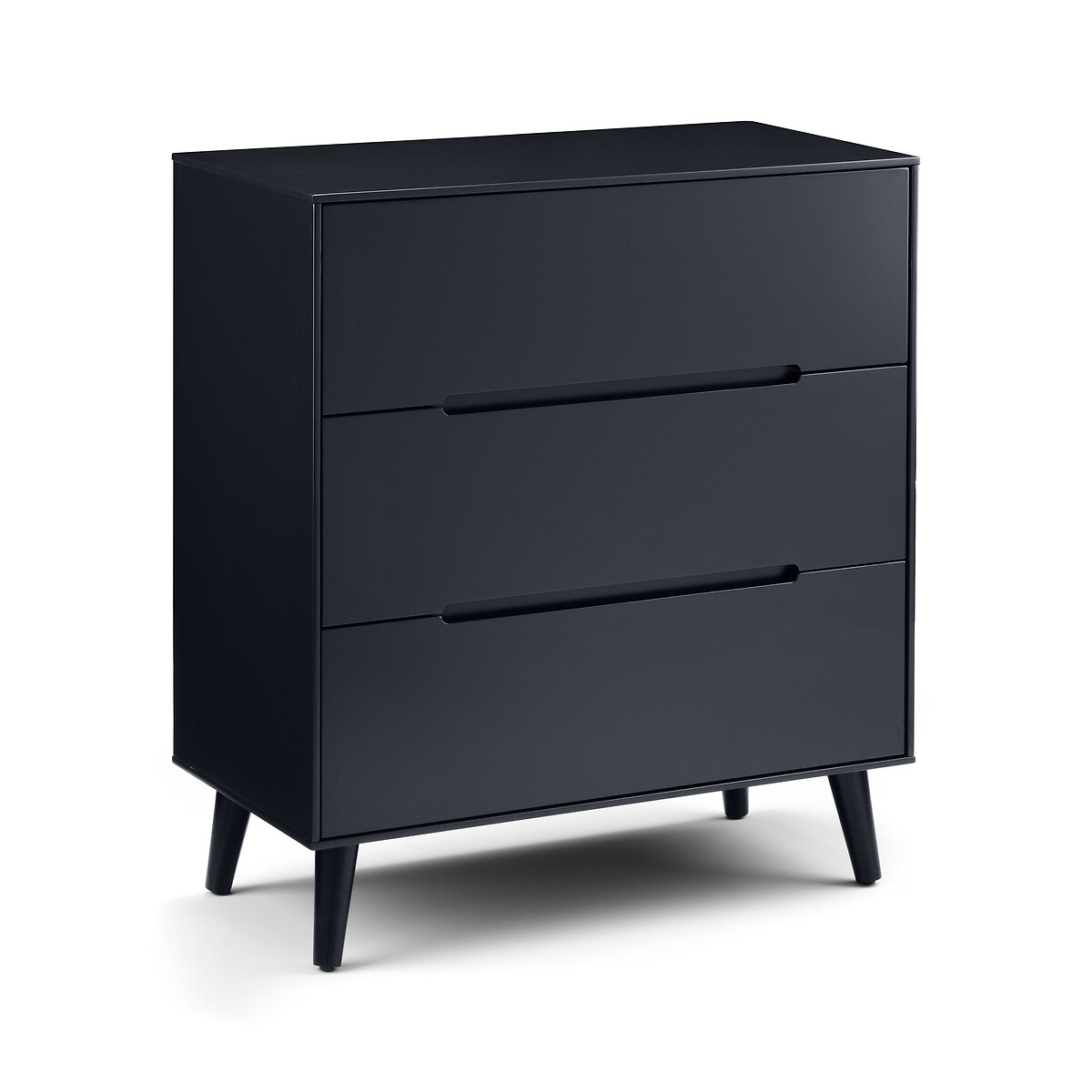 Anderson Retro Chest of 3 Drawers charcoal, SO'HOME