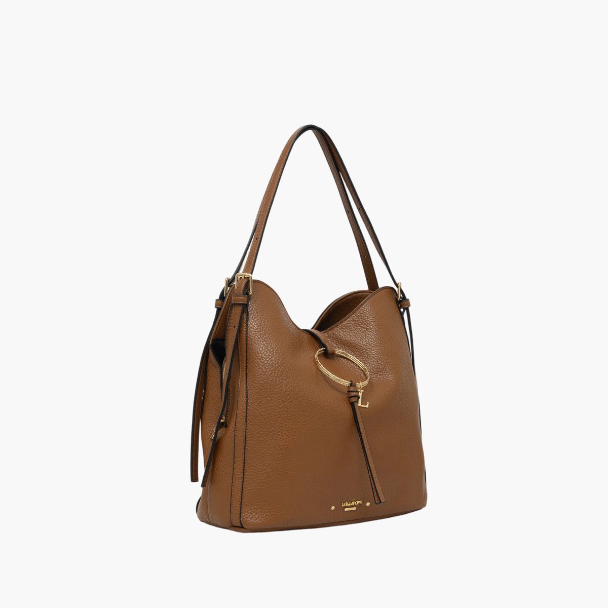 Sac shopper Tatjana camel,doré, LOLLIPOPS