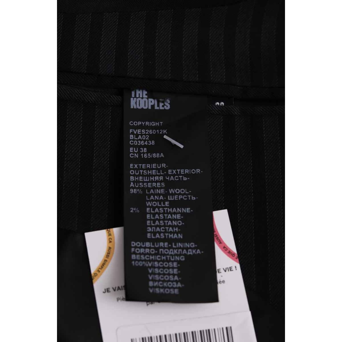 Blazer - Très Bon État noir, THE KOOPLES
