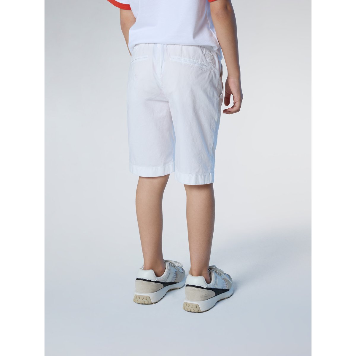 Short chino à taille élastique blanc, NORTH SAILS
