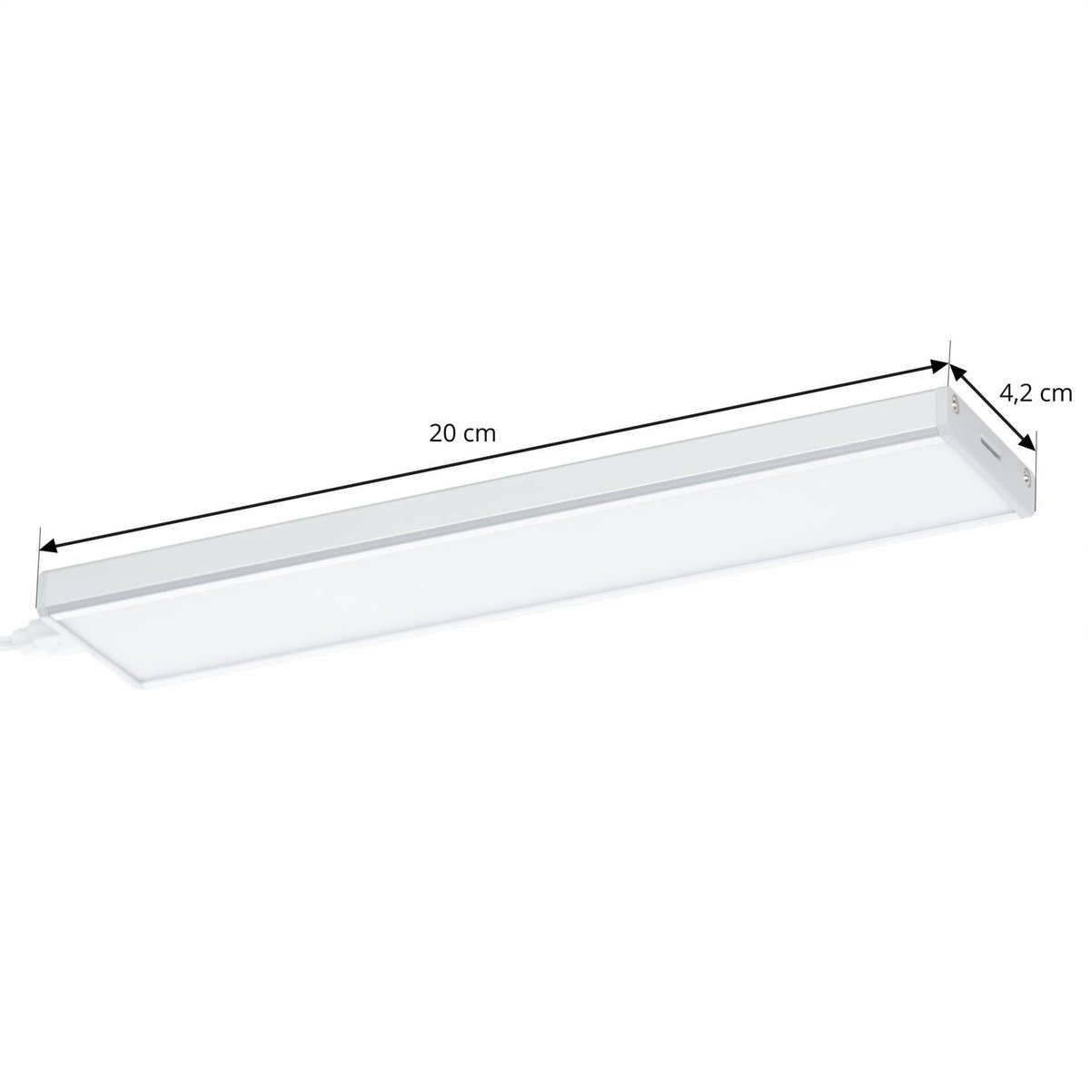 Lampes sous meuble  moderneLED, Ashtonis gris argenté, PRIOS