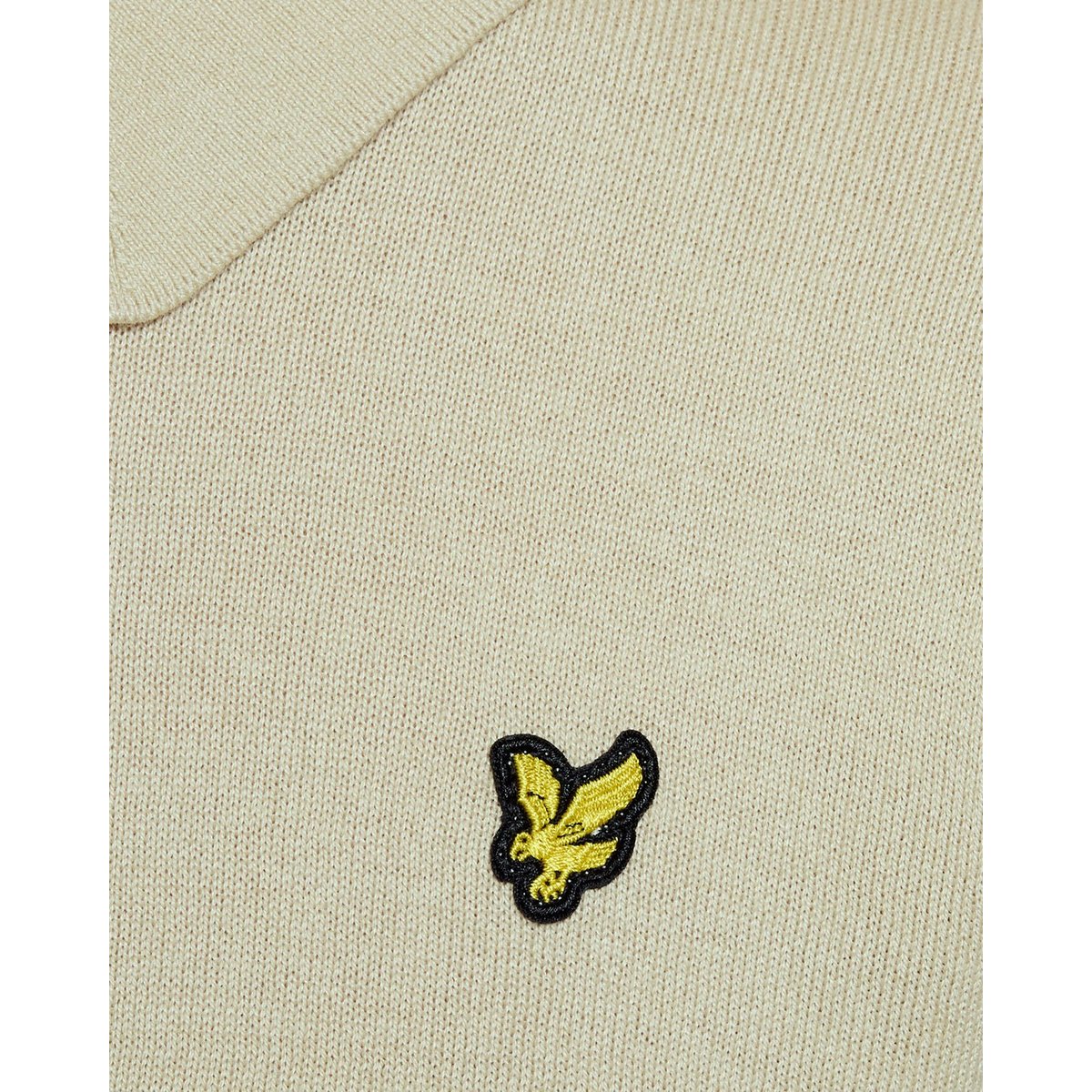 Polo en maille beige blé, LYLE & SCOTT