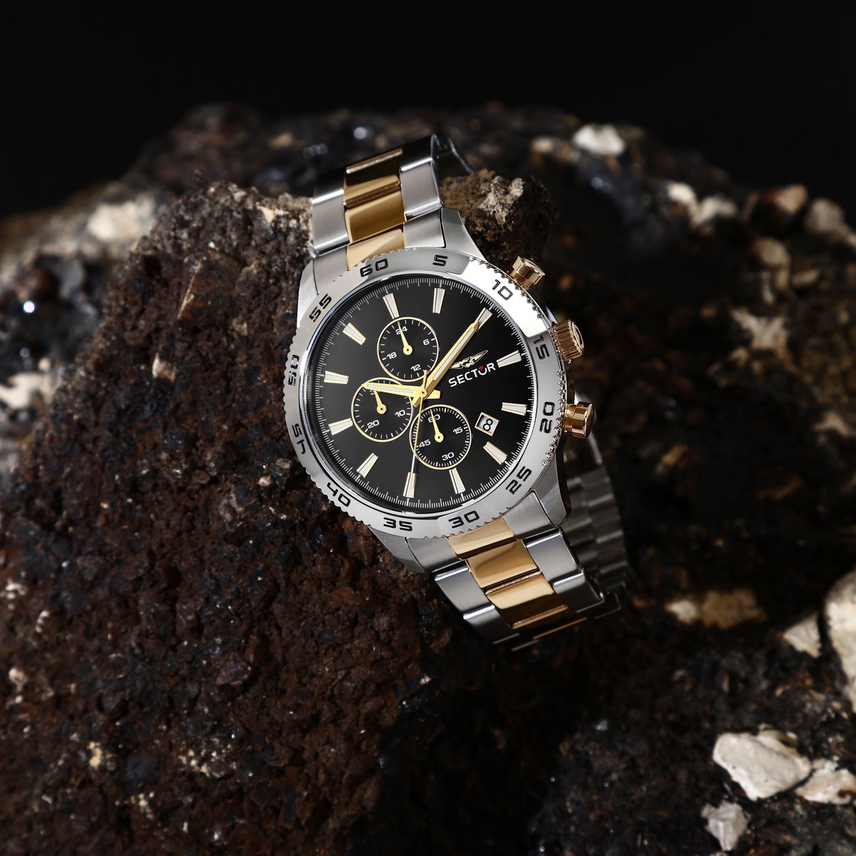 Montre-chronographe 270 noir, brillant, SECTOR NO LIMITS