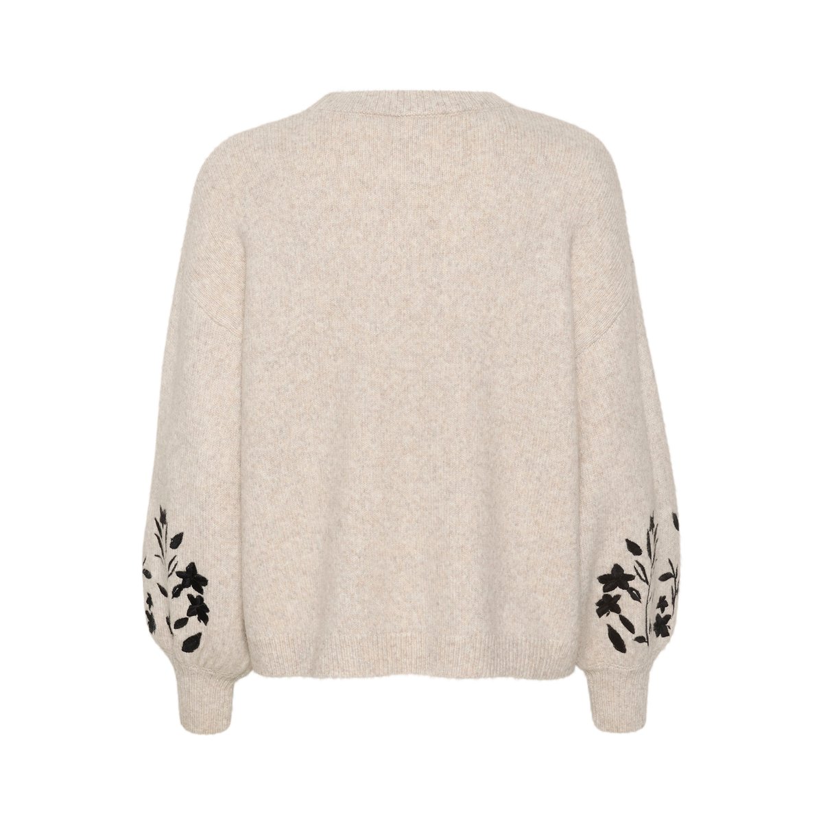 Pullover tricoté beige feather gray melange, KAFFE