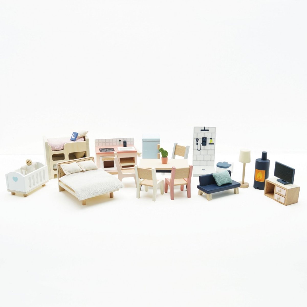 Meubles pour maison de poupées beige, LE TOY VAN