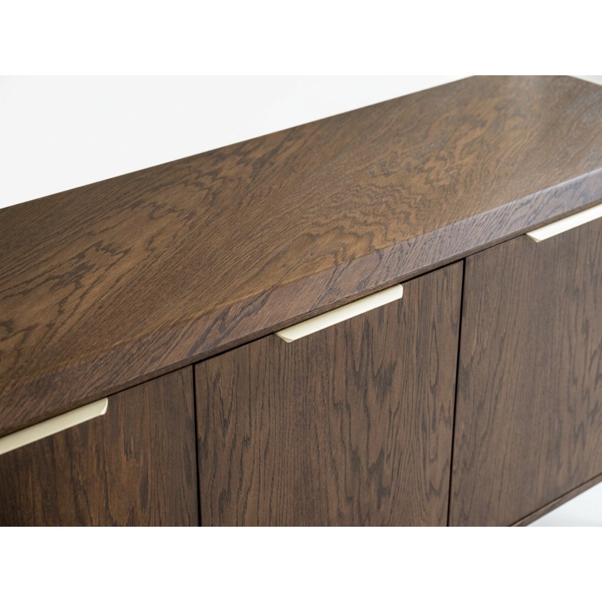 Buffet bas en 3 portes 179 cm, MAZARGUES marron foncé, BOBOCHIC