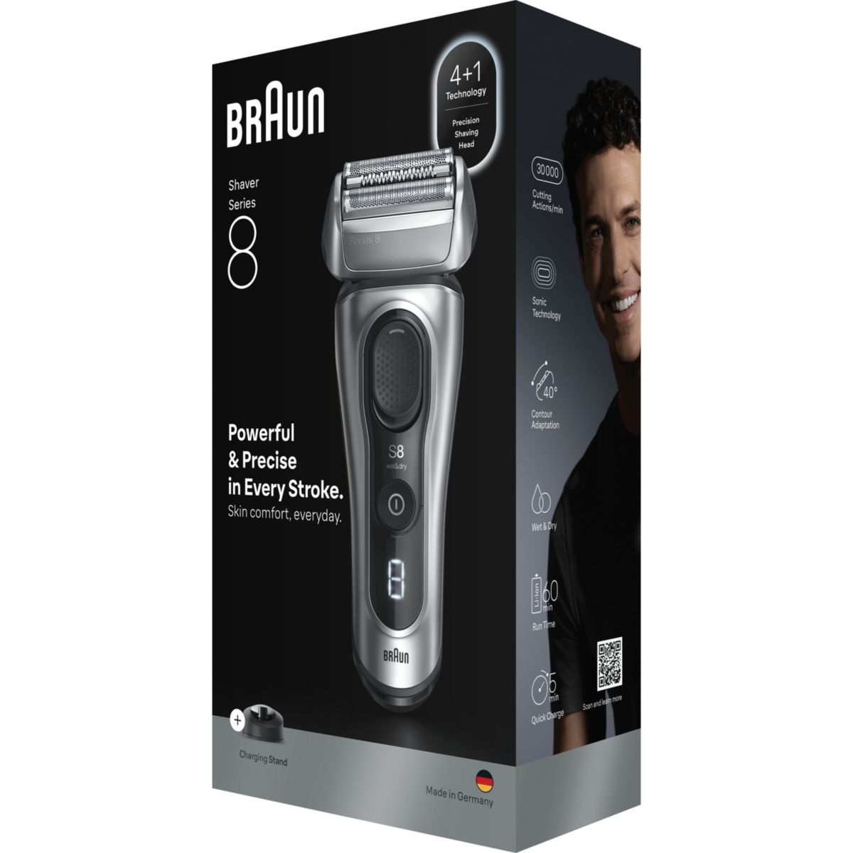 Rasoir électrique Series 8 8617s couleur unique, BRAUN