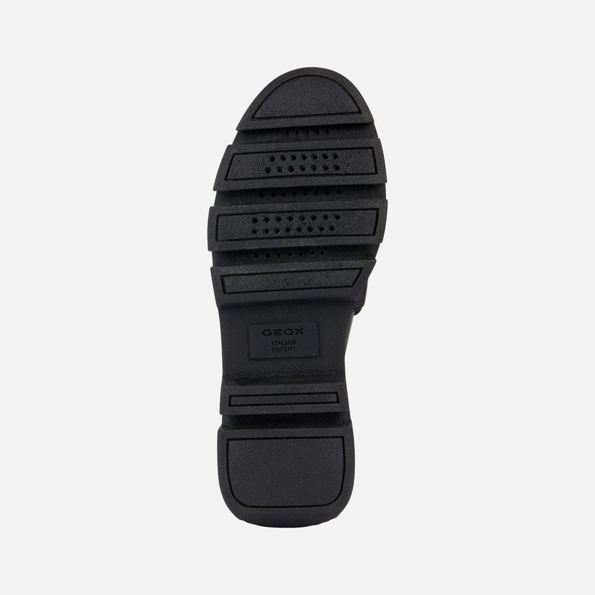 Mocassins cuir respirants Vilde noir, GEOX