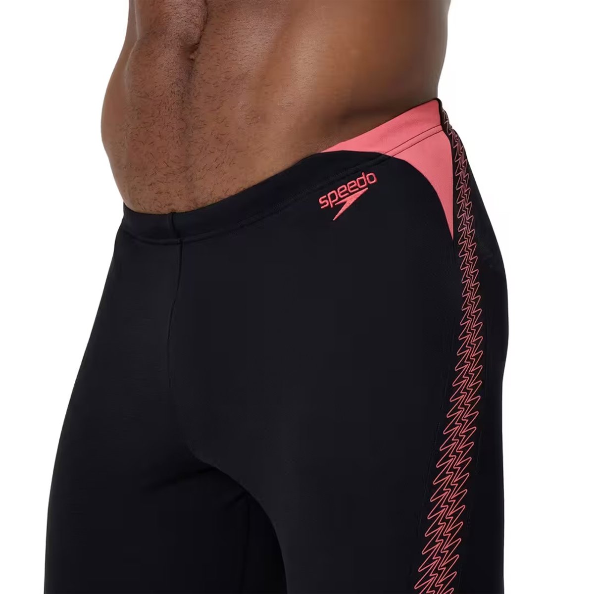 Jammer de natation motif/style géométrique HYPERBOOM PLACEMENT noir, SPEEDO