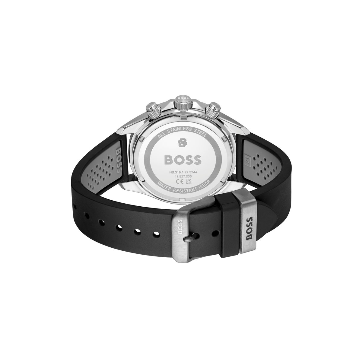 Montre Analogique  BOSSLATIC argenté noir noir, BOSS