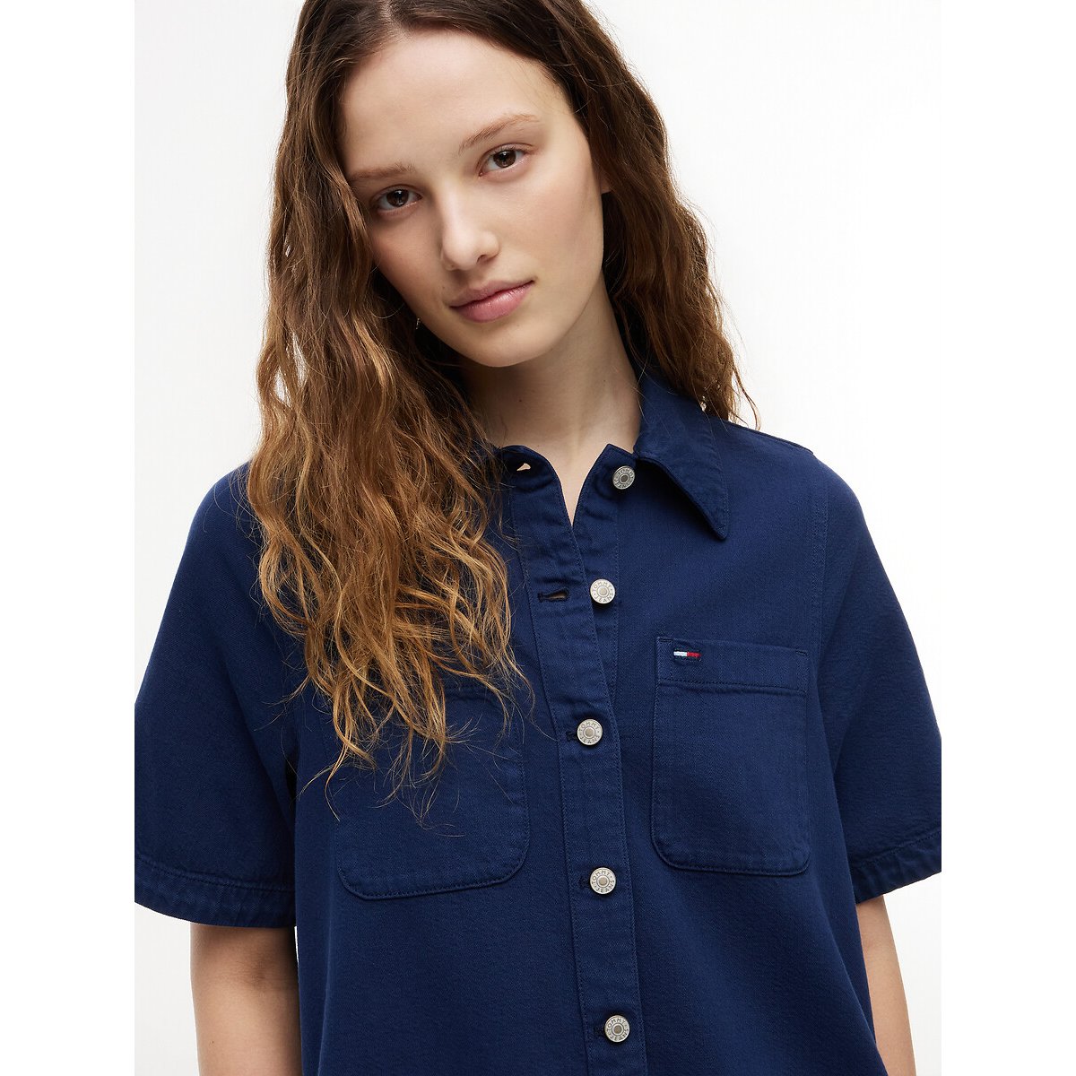 Vestido direito em ganga ganga, TOMMY JEANS