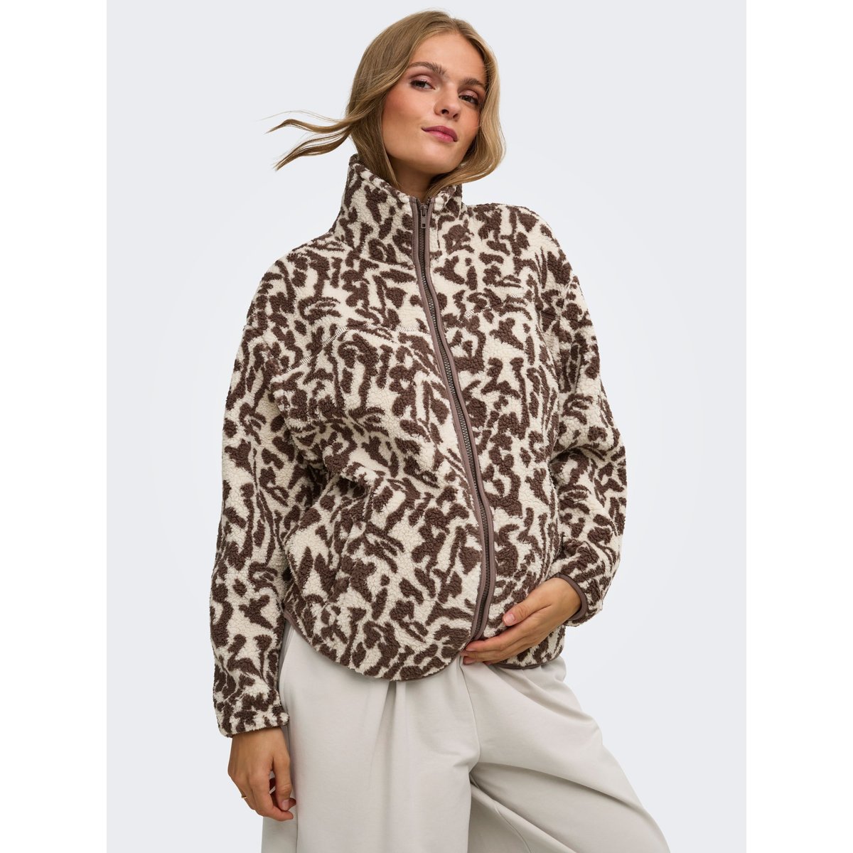 Sweat-Shirt En Polaire marron - bracken 1, ONLY