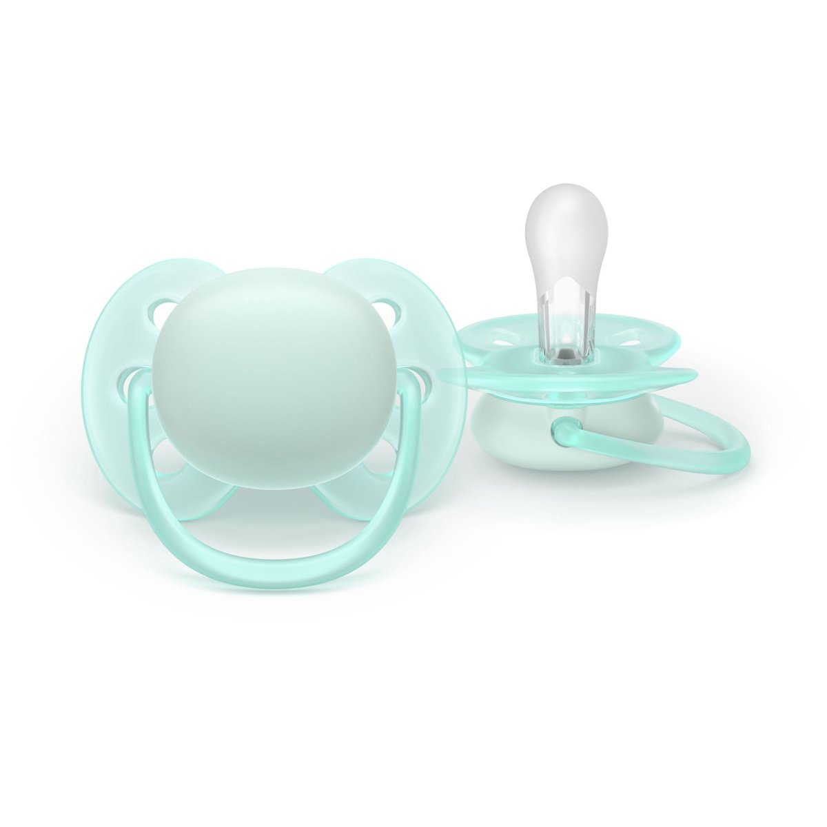 Lot de 2 sucettes Ultra Soft 0-6 mois SCF091/40 couleur unique, PHILIPS AVENT
