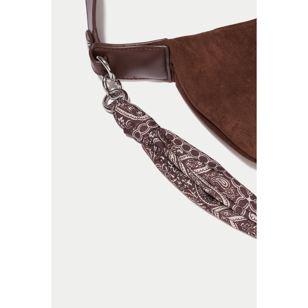 Sac banane aspect daim marron foncé, CACHE CACHE