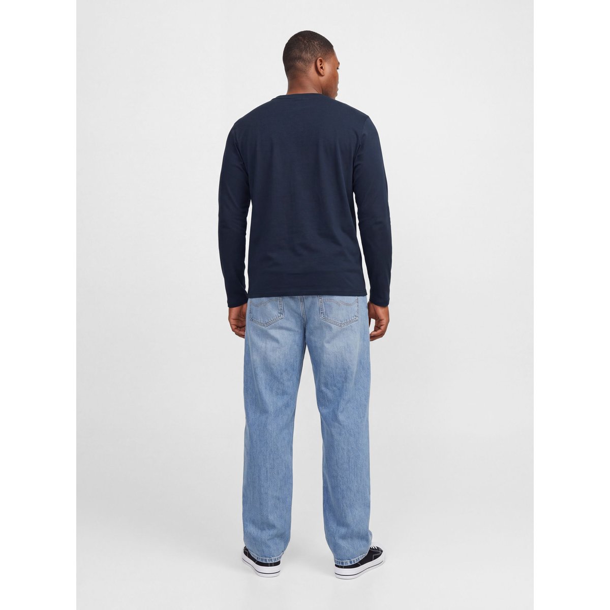 T-Shirt À Manches Longues navy blazer 1, JACK & JONES