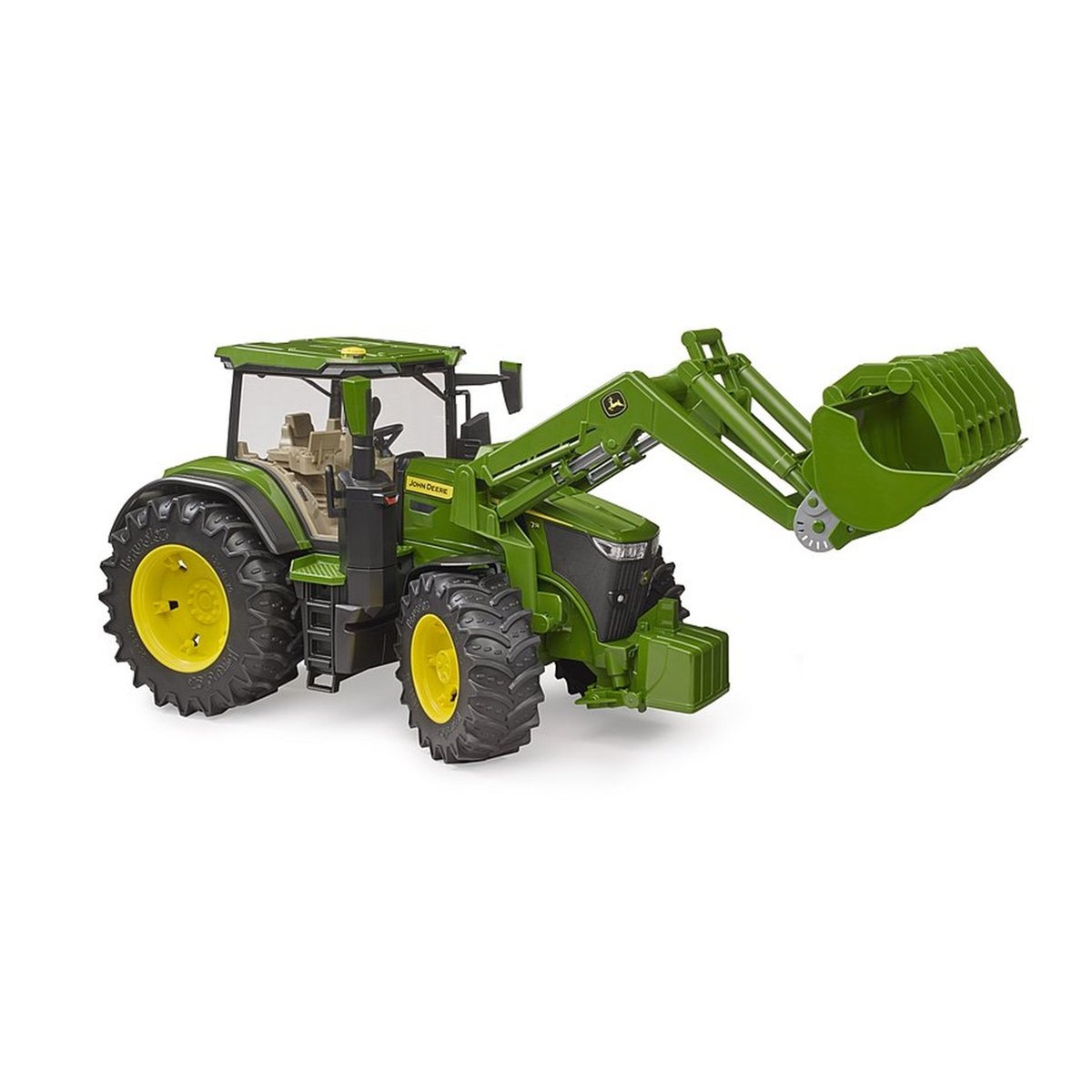 John Deere 7R avec chargeur avant vert, BRUDER