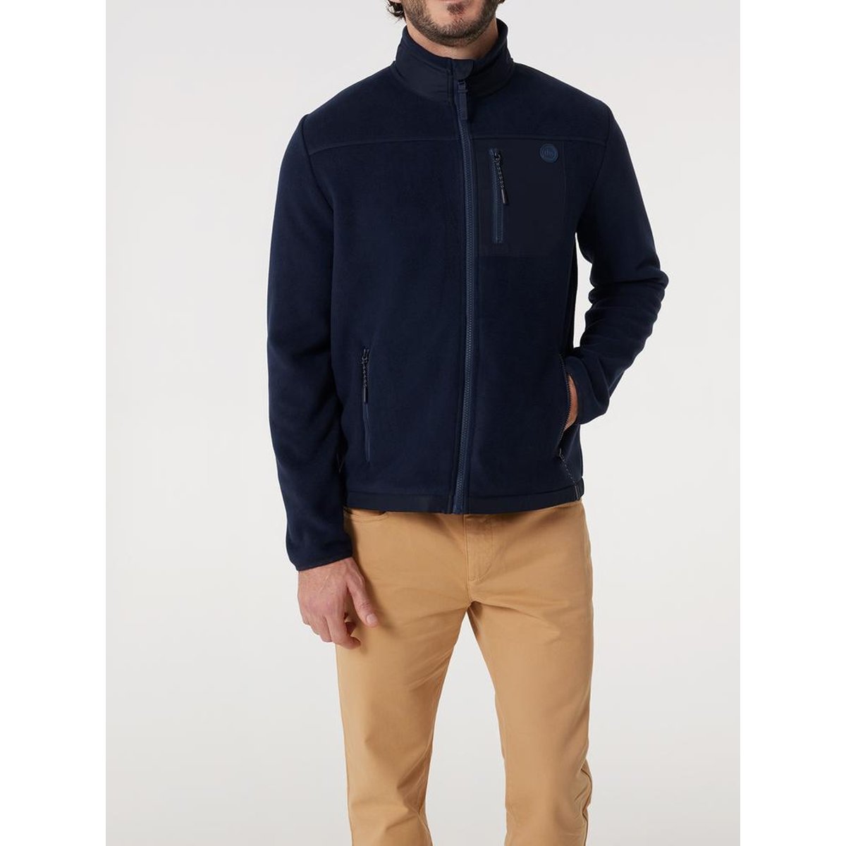 Sweat zippé ALVINZIP14032 marine, TBS
