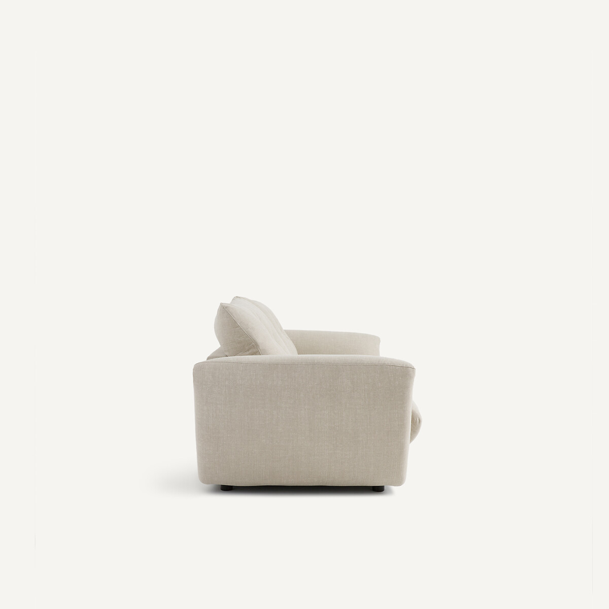 Divano-letto 3 posti in cotone/lino, Edgar beige, AM.PM