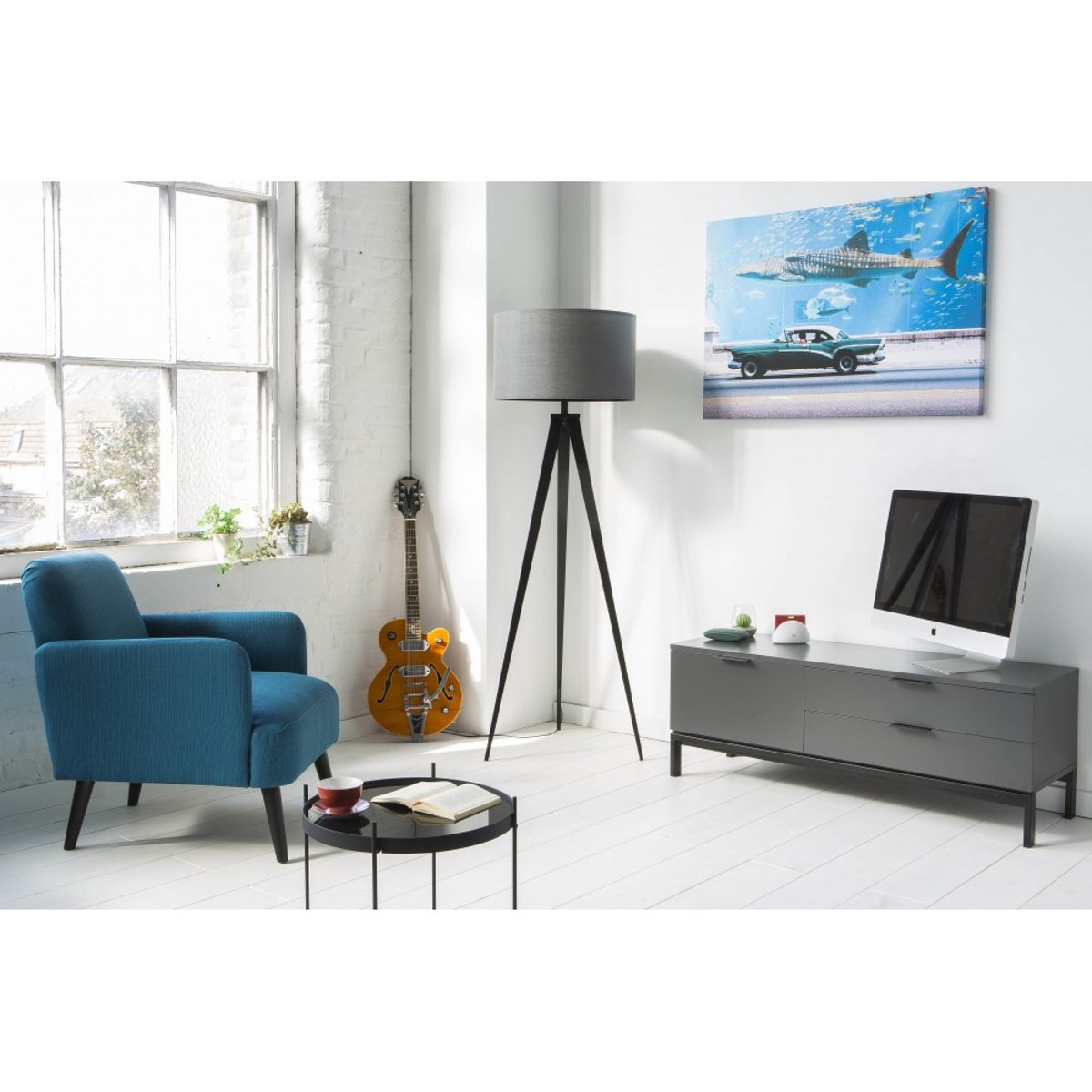 Table basse design ronde Small- CUPID noir, ZUIVER