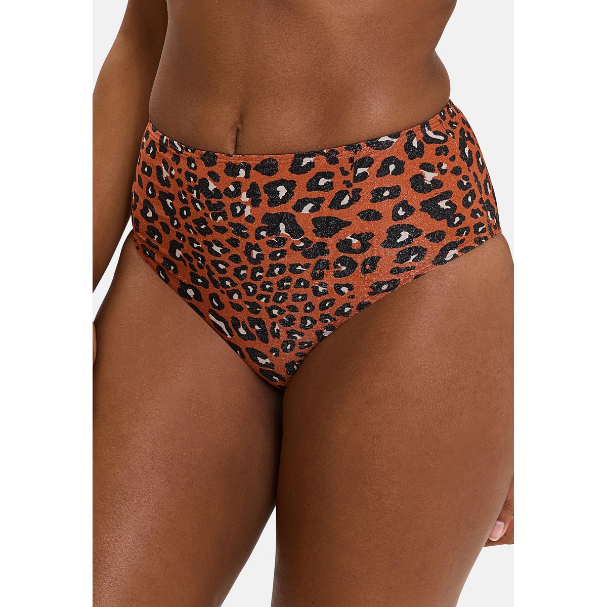 Bas de maillot de bain LANGKAWI animal terracotta, SANS COMPLEXE