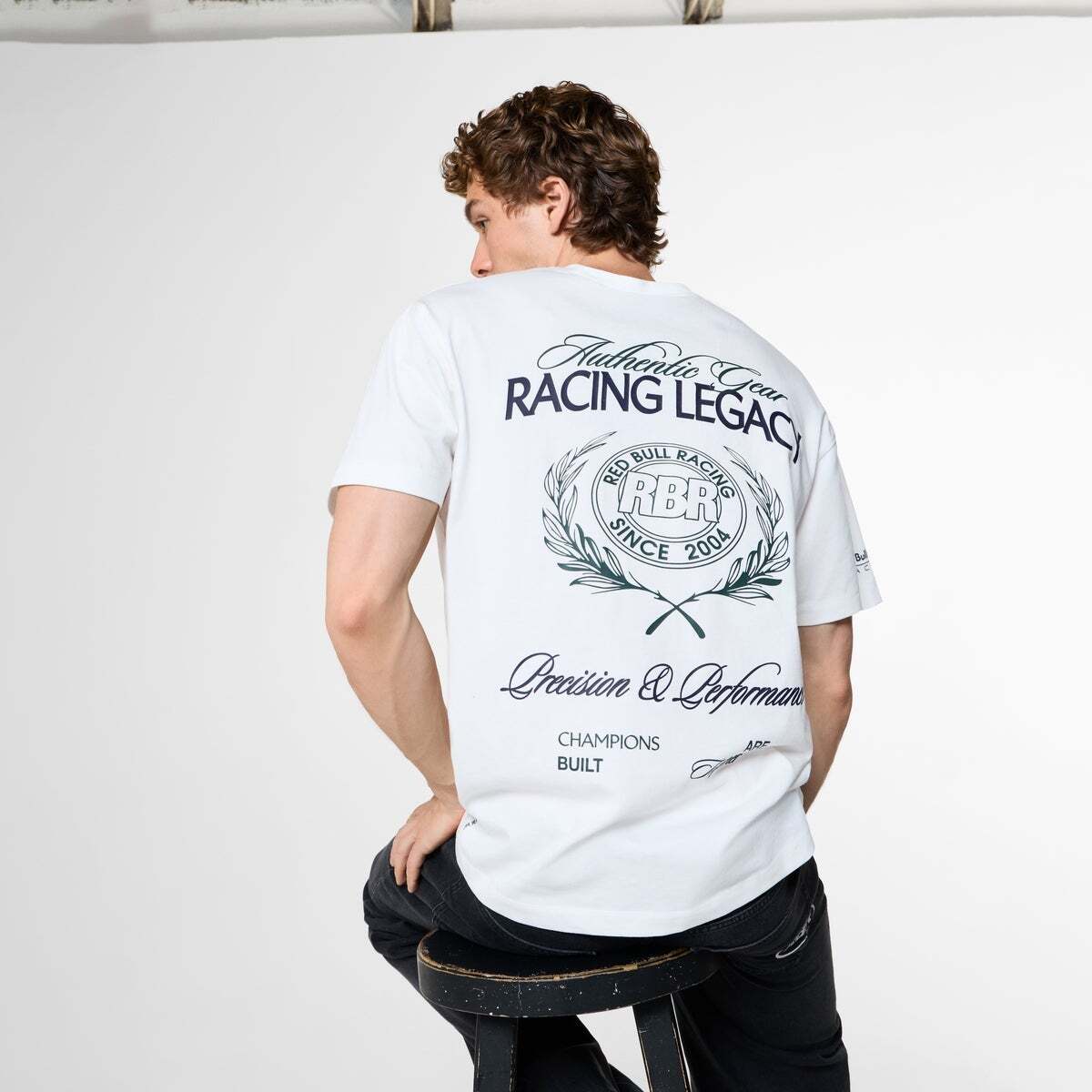 Red Bull Racing T-Shirt À Coupe Décontractée Avec Imprimé Au Dos blanc cassé, PEPE JEANS