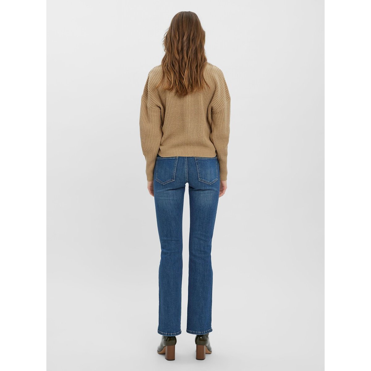 Gilet court boutonné beige, VERO MODA