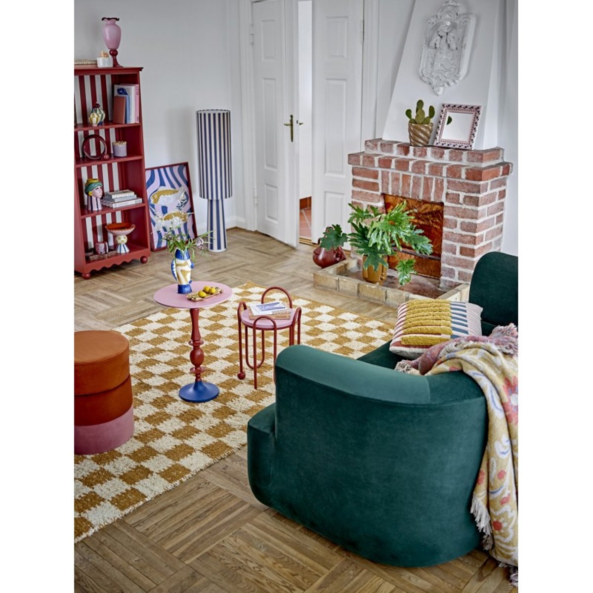 Table basse d'appoint aluminium  Annan multicolore, BLOOMINGVILLE
