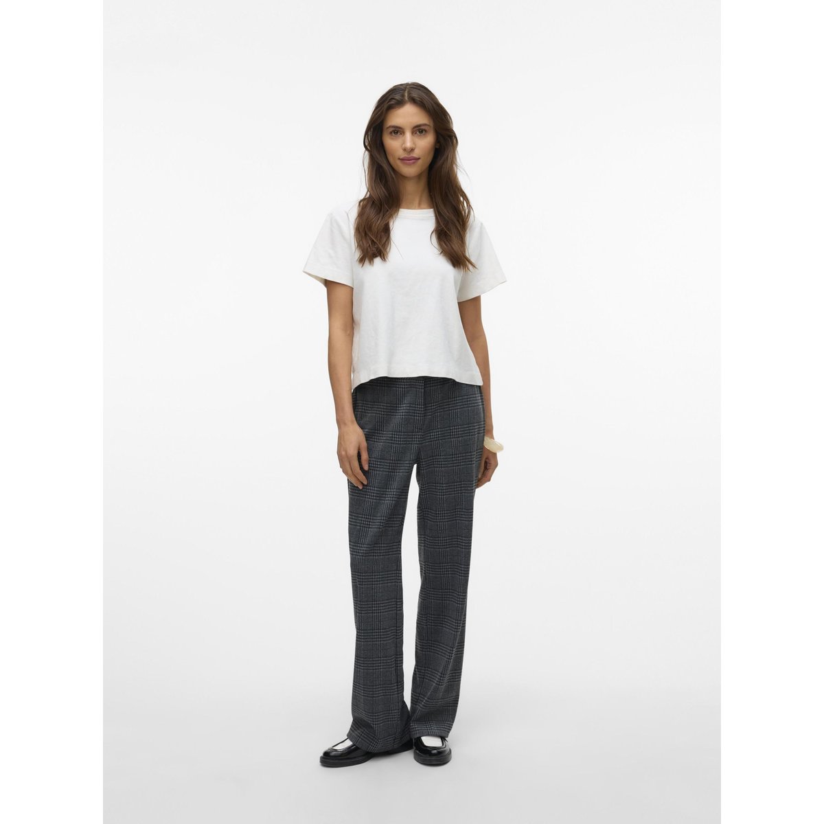 Pantalon De Tailleur dark grey melange, VERO MODA