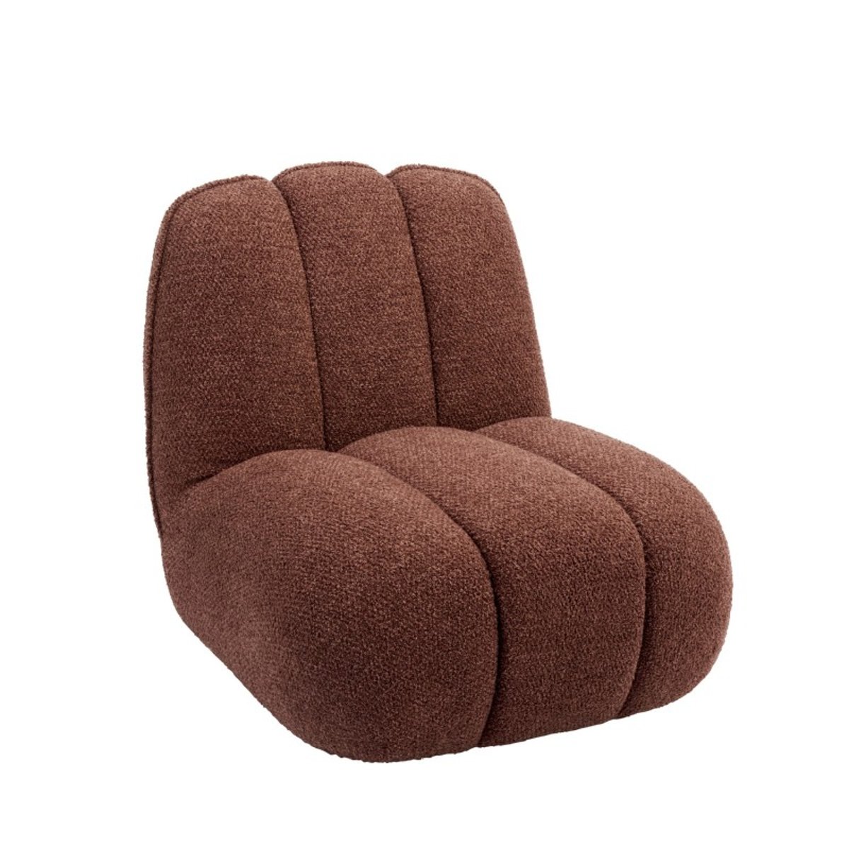 Fauteuil bas moelleux vieux rose, MADAM STOLTZ