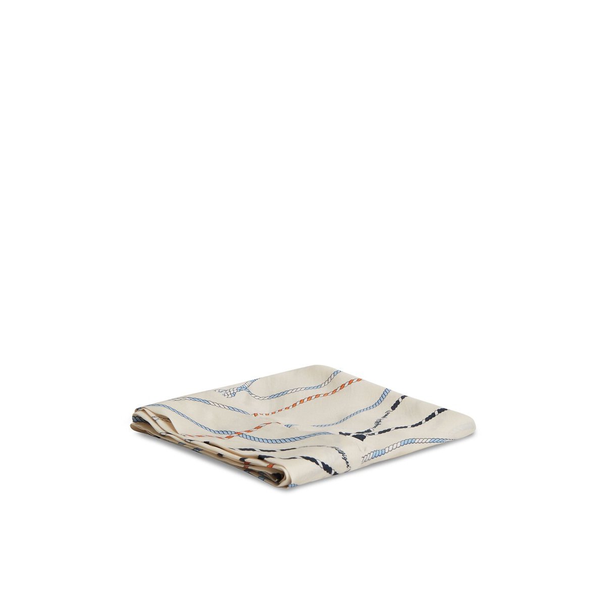 Lenço de seda estampado Nautical branco, TOMMY HILFIGER