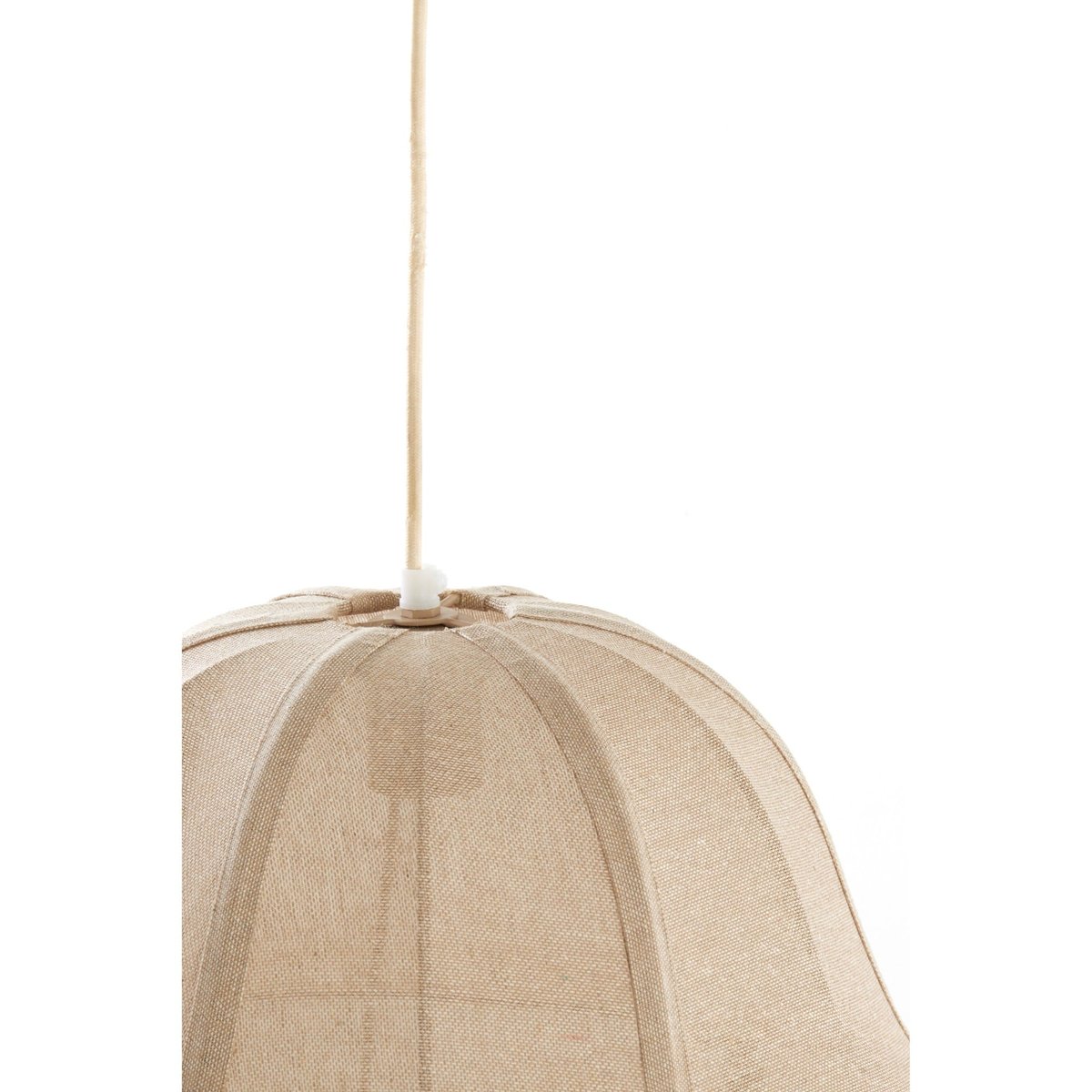 Lampe Suspendue Textiles IRAVELLE naturel, LIGHT & LIVING 