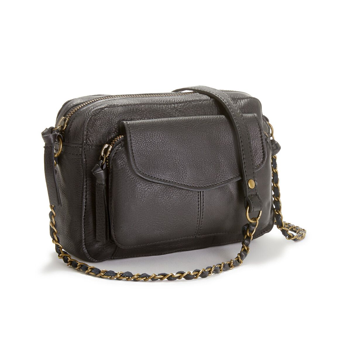 Kleine Handtasche Naina schwarz, PIECES