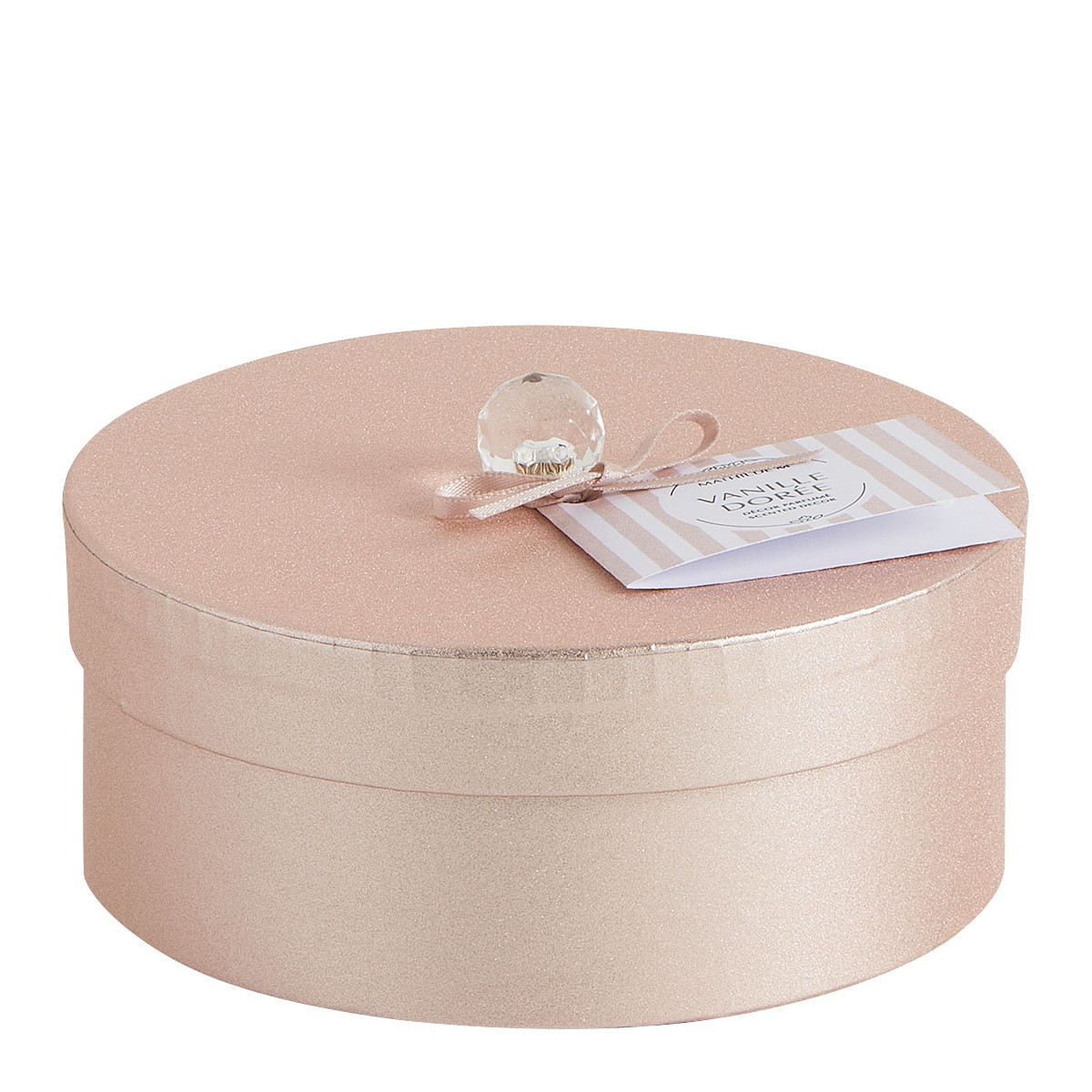 Coffret Décor parfumé - Vanille Dorée rose, MATHILDE M