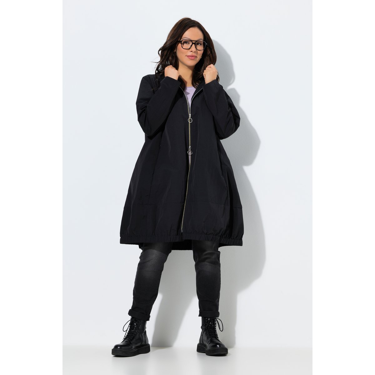 Parka d'été HYPRAR à capuche noir, ULLA POPKEN