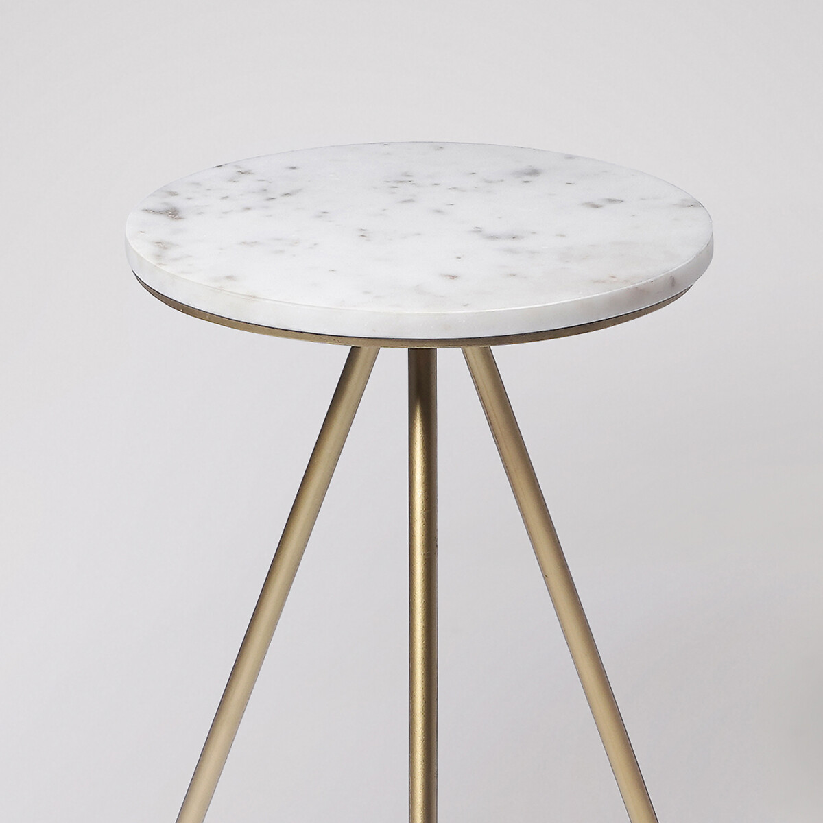 Pearl White Marble Side Table white marble, SWOON