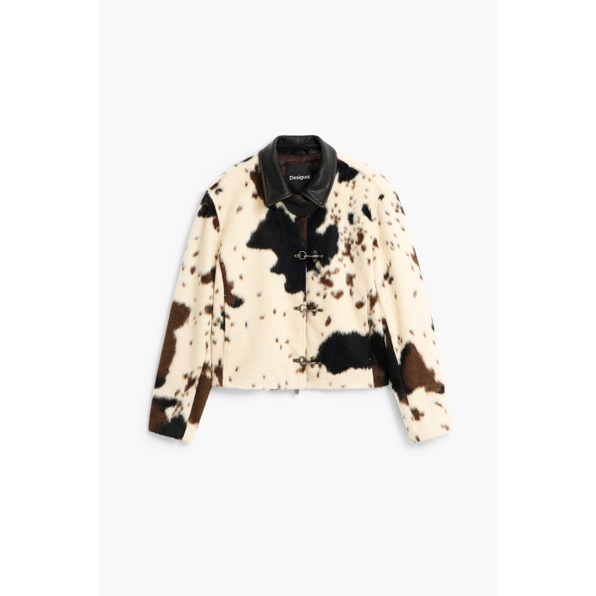 Blouson à imprimé animal beige, DESIGUAL