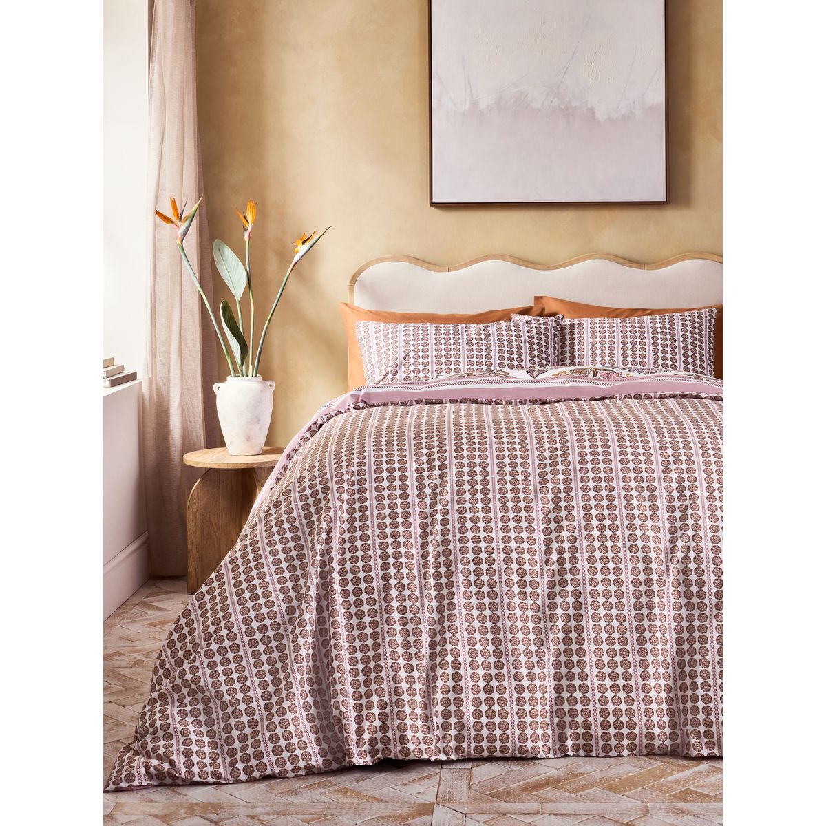 Parure de lit en percale 200 fils à fleurs multi-couleurs, NEXT