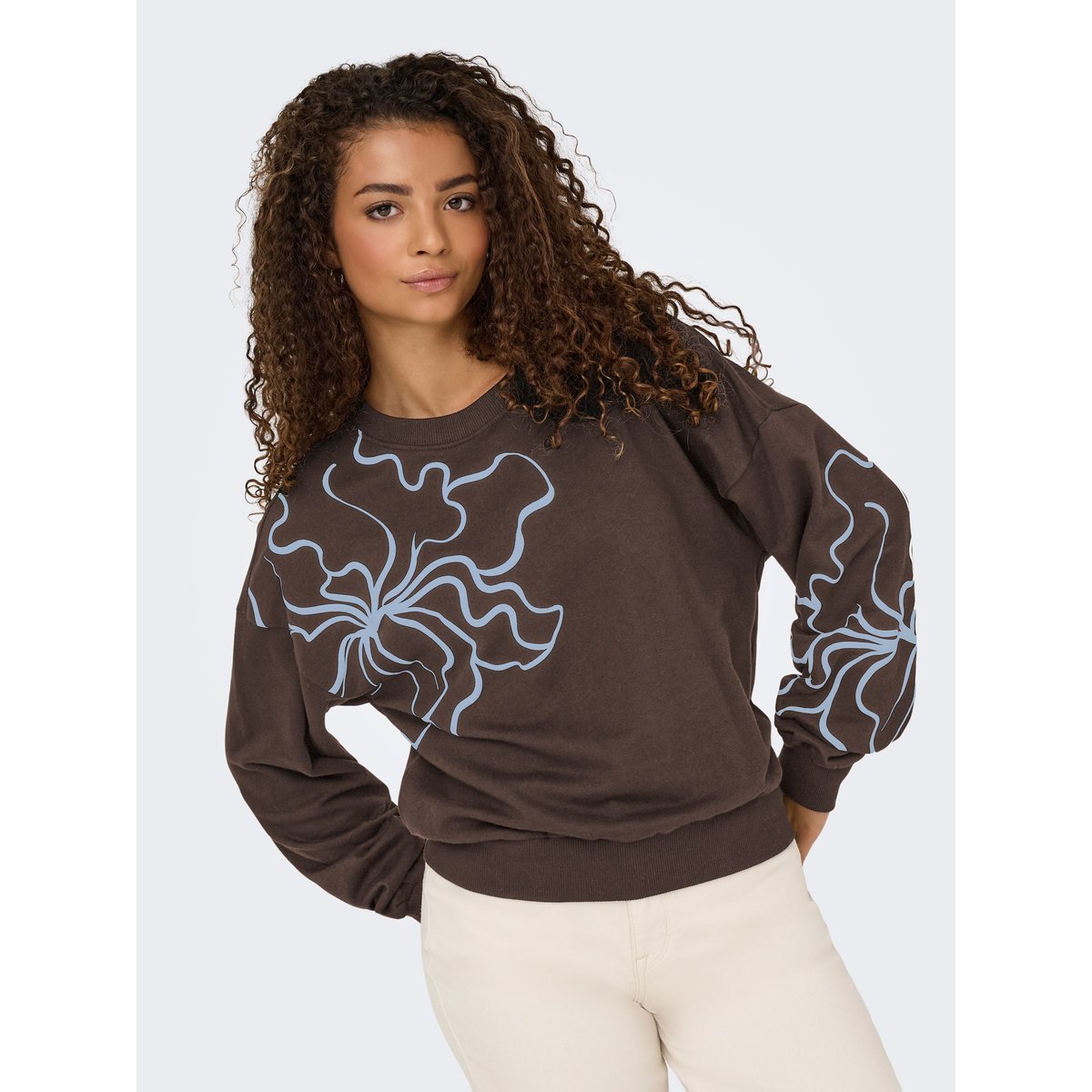 Sweat-Shirt marron - bracken 1, ONLY