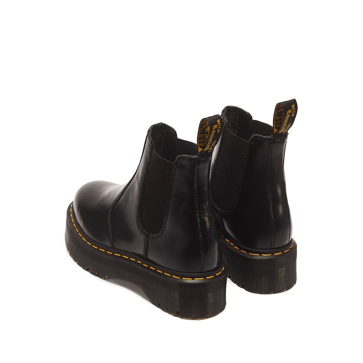 Bottines chelsea à plateforme 2976 Quad noir, DR. MARTENS
