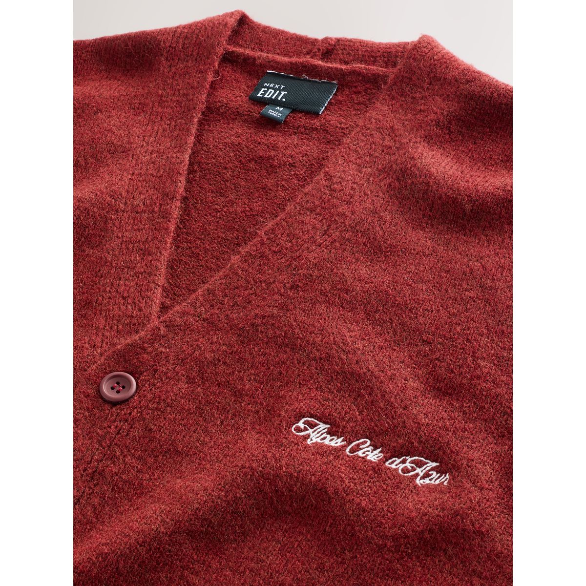 Cardigan en maille edit rouge bordeaux, NEXT