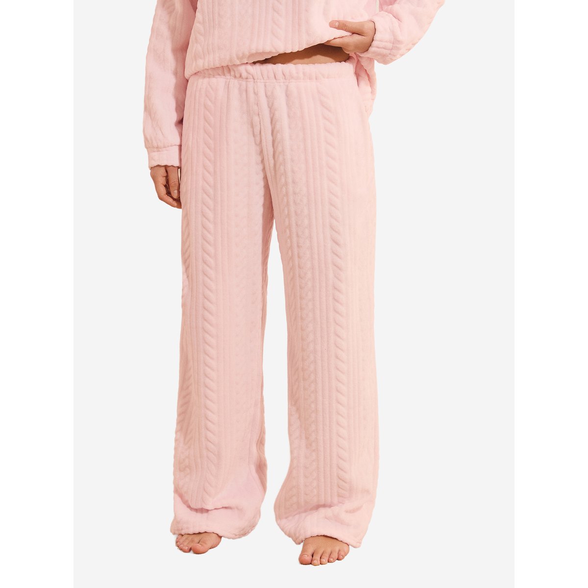 Pantalon de pyjama large LORIANA rose, ETAM