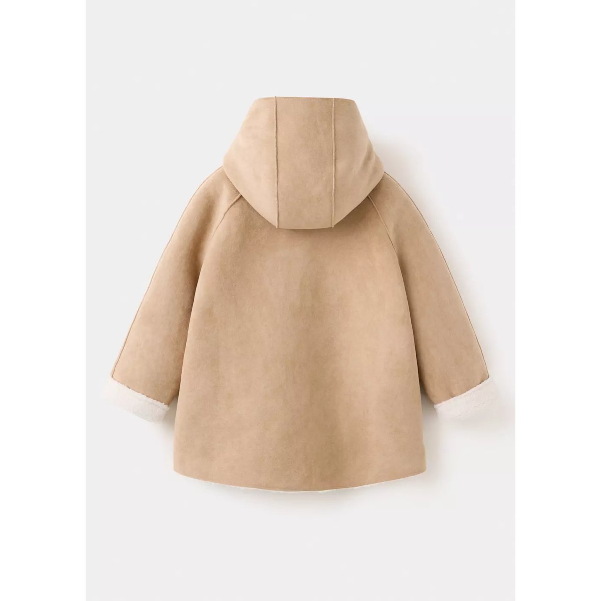 Manteau double face marron, MANGO KIDS