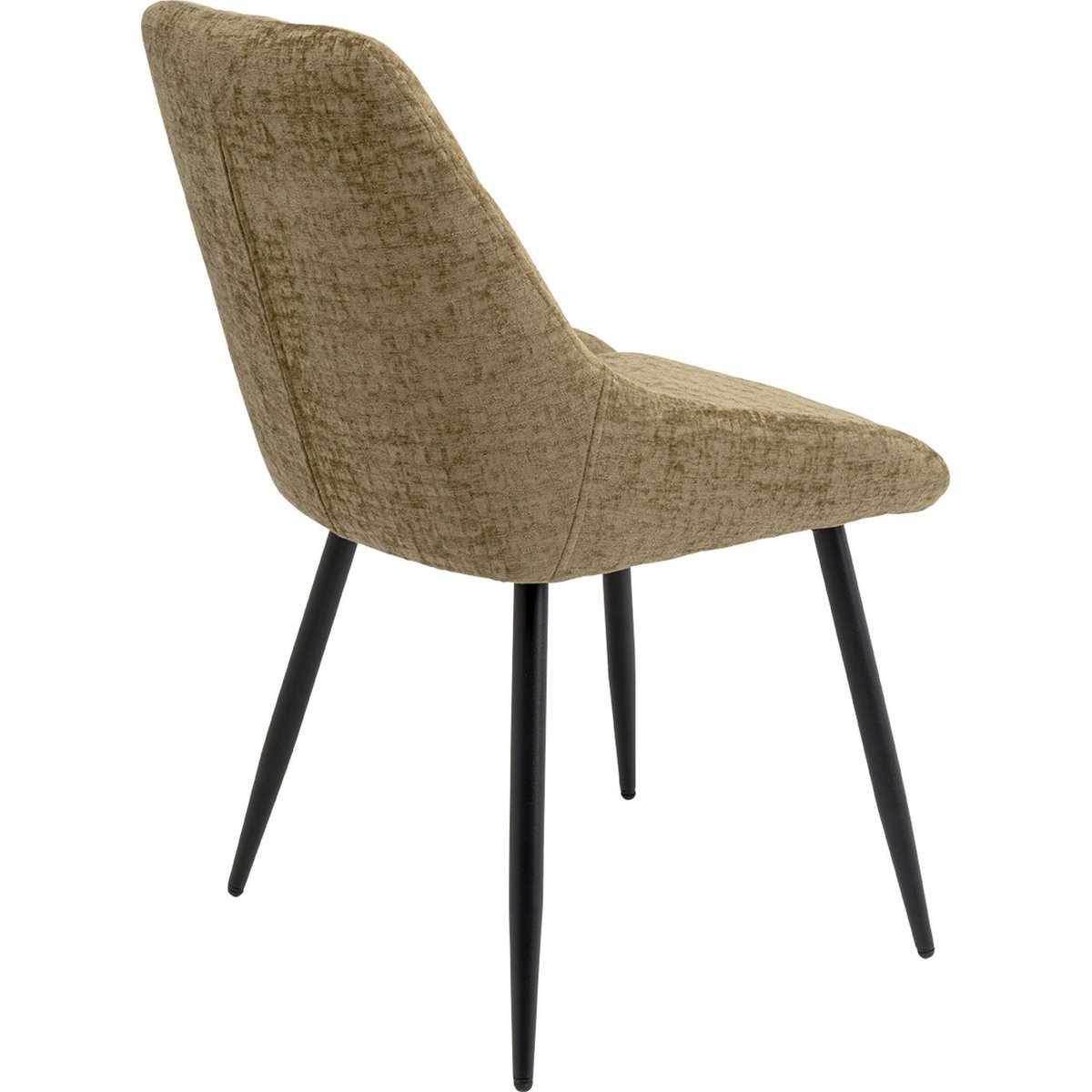 Chaise en polyester texturé, RUBY vert, KARE DESIGN