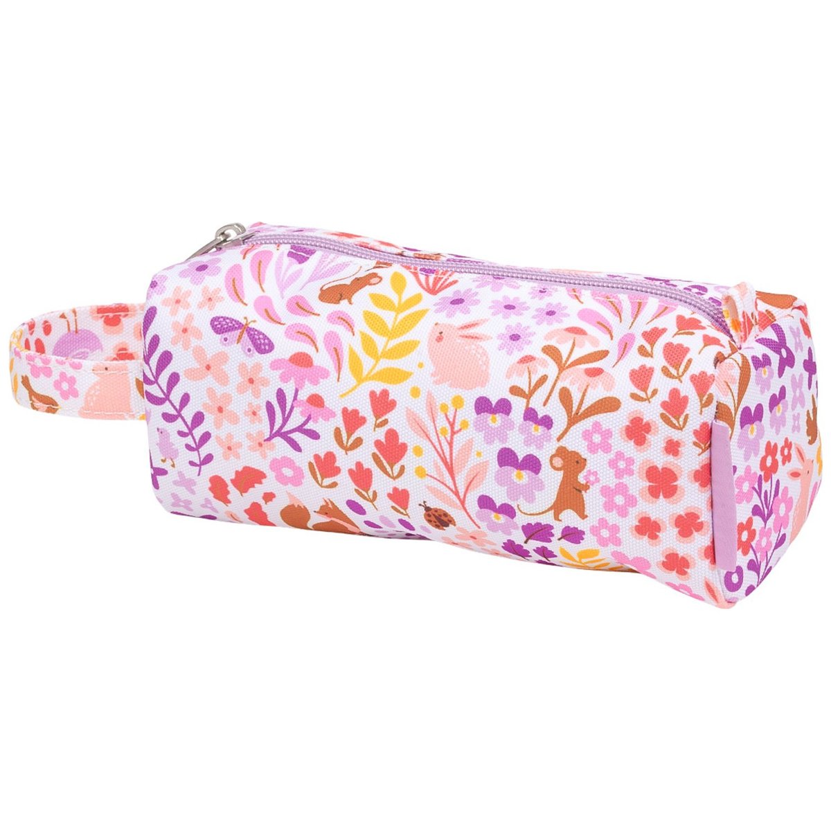 Trousse violet, blanc, jaune, A LITTLE LOVELY COMPANY