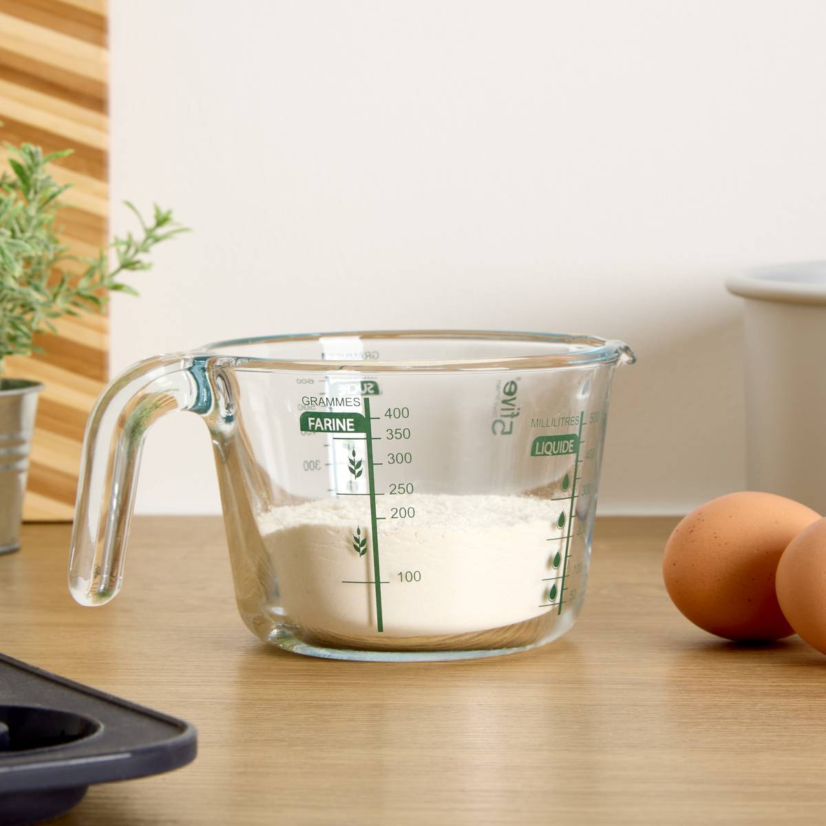 Verre doseur rond NEO transparent, 5FIVE SIMPLY SMART