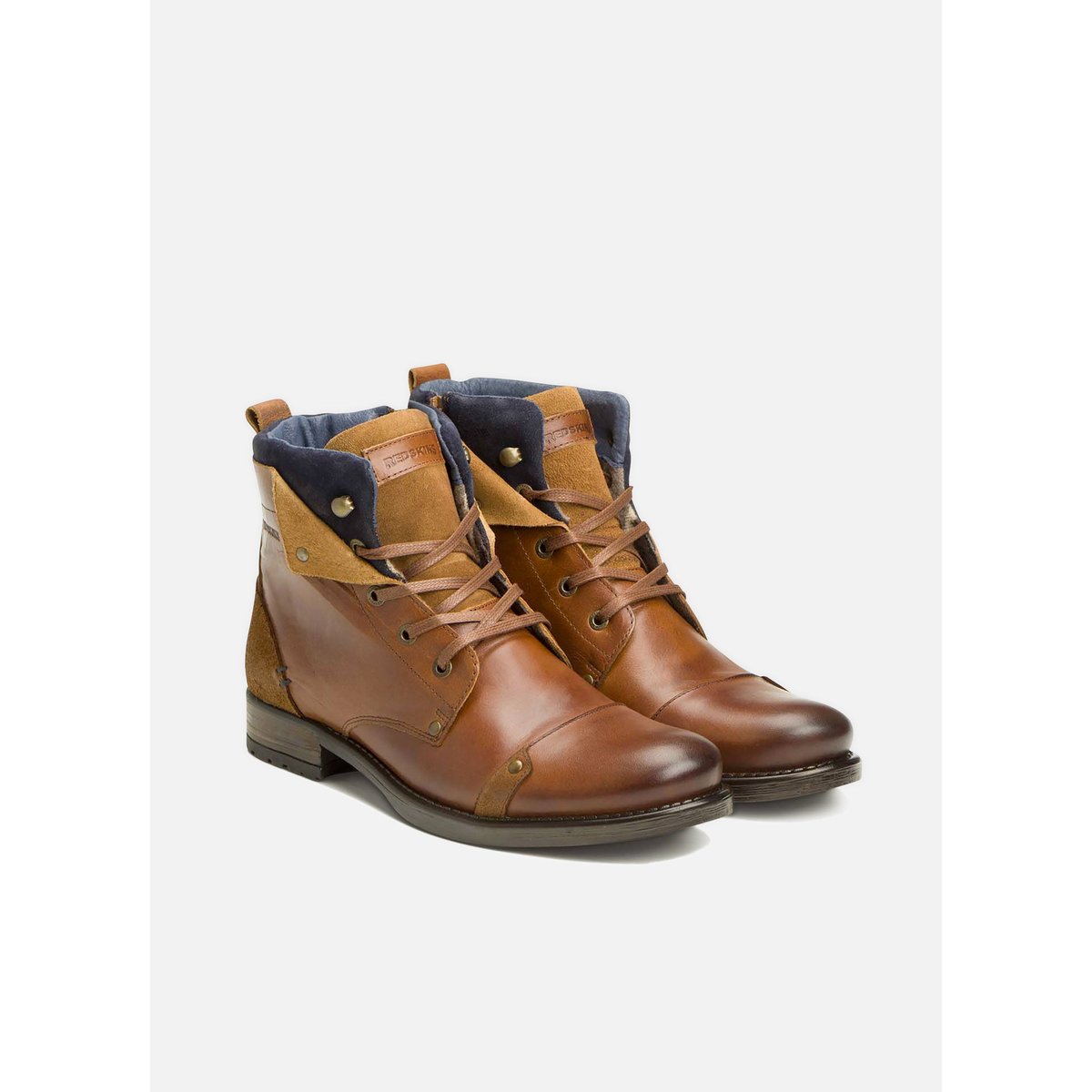 YEDOS NOIR cognac+marine, REDSKINS