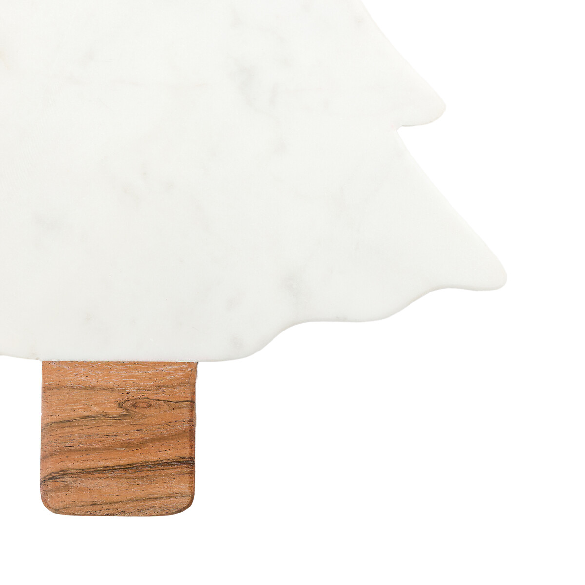 Marble Christmas Tree Serving Platter white, SO'HOME
